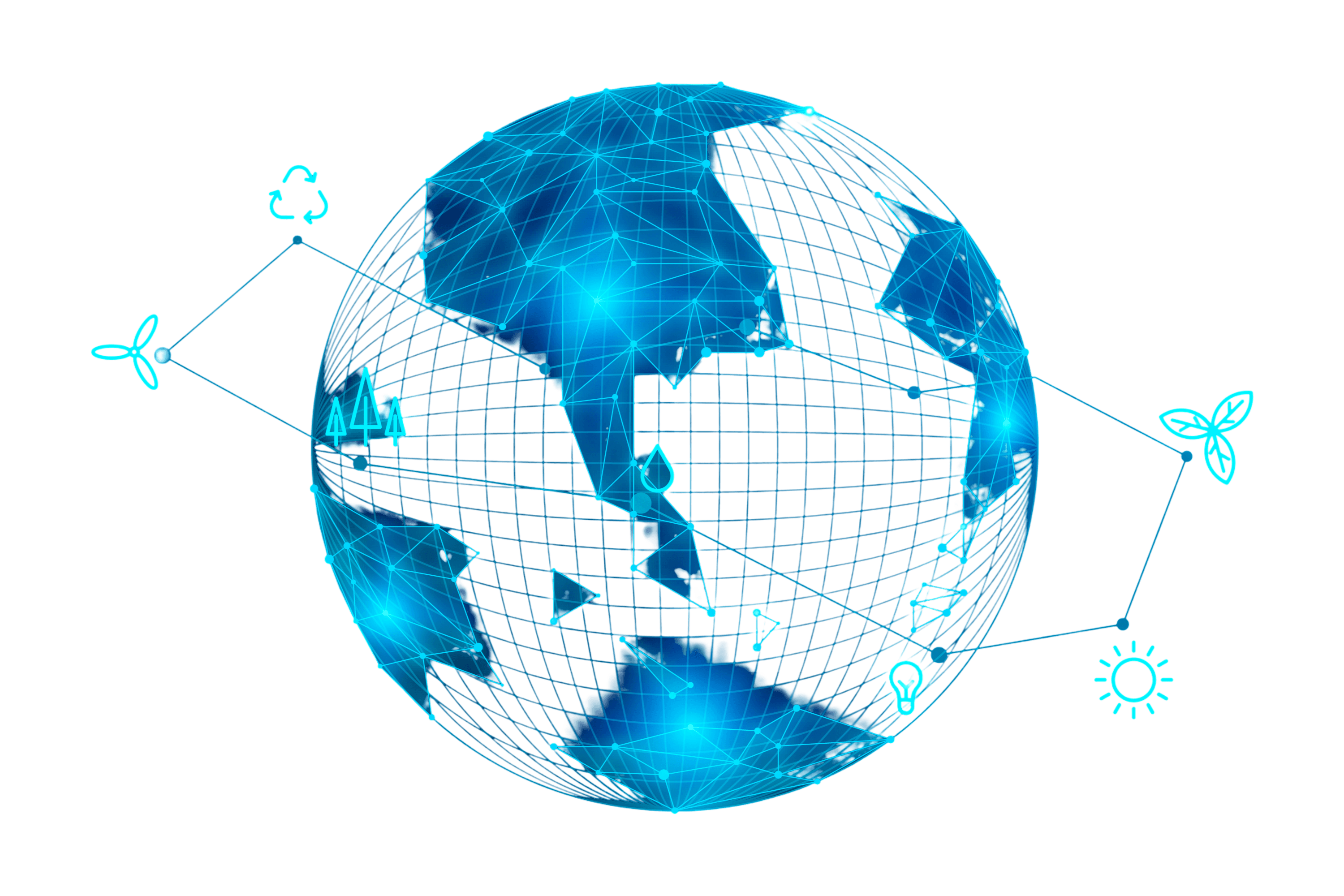 AI Globe Background